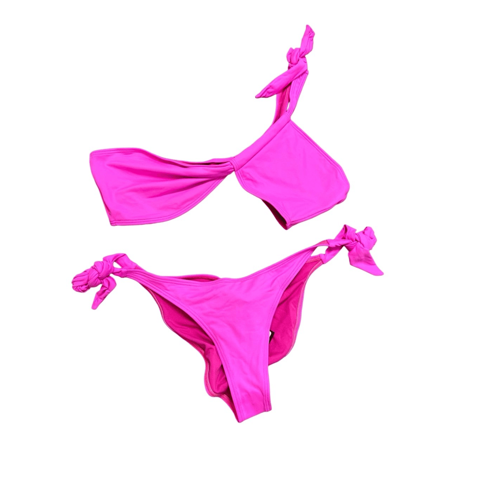 Brand New Fredericks Of Hollywood Womens Small Laguna Pink Bikini Set Swimwear